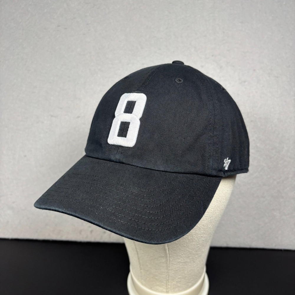 Washington Capitals Alex Ovechkin #8 Black '47 Clean Up Adjustable Hat Cap